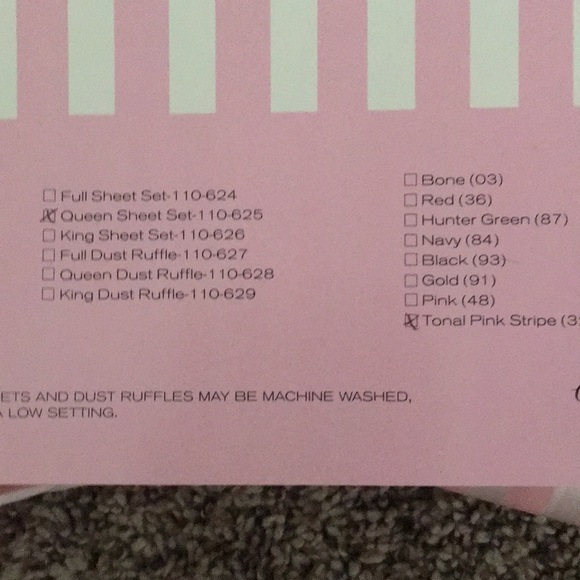 ❌SOLD Victoria’s Secret Satin Bedding - Picture 2 of 4